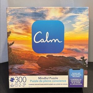 Spin Master Calm Puzzle Sunrise Mountain 300 Pieces SALE🔴3/$25!